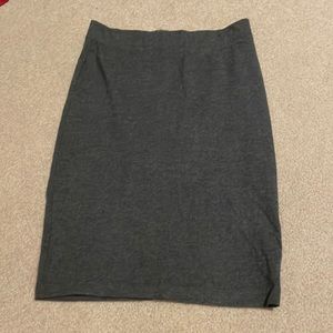 Gray pencil skirt gently used